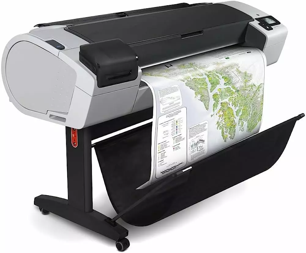 Un dibujo de un plotter